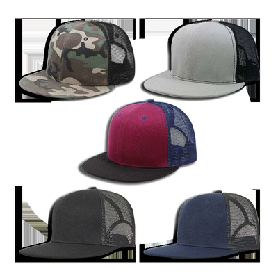 Topi Snapback Pria Katun Dicuci 56-58cm Topi Camo Bordir Kustom