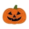 Jack O Lantern Besi Bordir Pada Patch Halloween Labu Besi Pada Dukungan