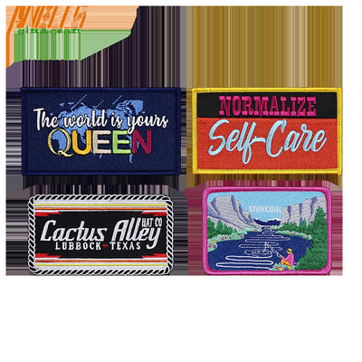 Nomor Model PA-002-1 Iron On Embroidery Patch Pengiriman di Seluruh Dunia Fitur Cahaya Tinggi