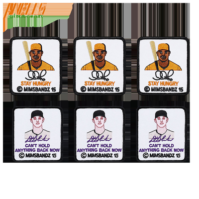Mered Border Custom Iron pada Patch bordir Dipersonalisasi dan Custom-dibuat