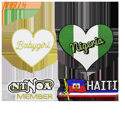 Menjahit Patch Bordir Logo Kartun Custom untuk Anak-anak Pakaian dan topi