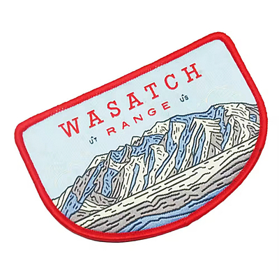 Patch Tenun Pribadi Besi di Belakang untuk Tas Pakaian / Aksesoris