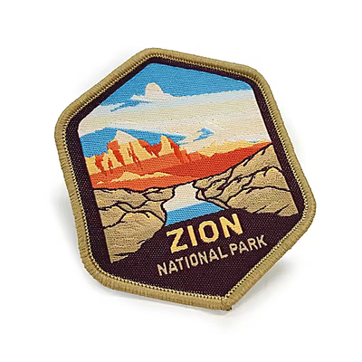 Custom Iron On Woven Label Patch Brand Logo Badge Patch Woven Untuk Pakaian