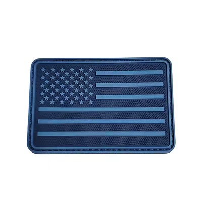 Eco Friendly Waterproof PVC Patch Custom Clothing Logo Moral Patch 4mm