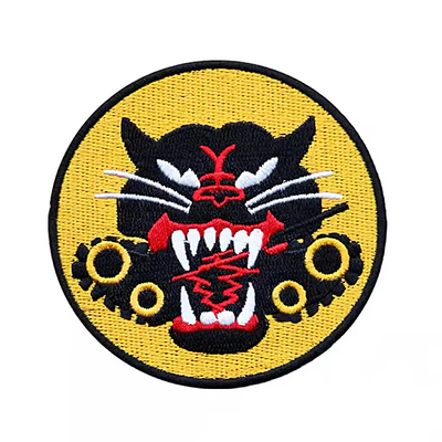 OEM ODM Patch Custom bordir Dengan Panas Potong Border Dan Jahit Di Belakang