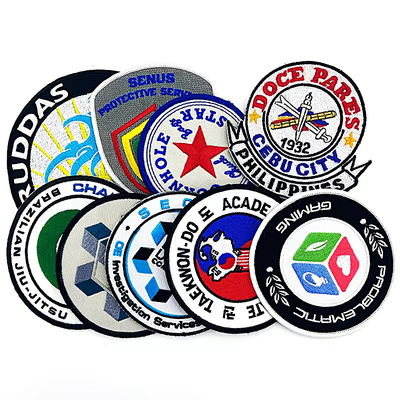 Custom Heat Press Bordir Cute Small Patch Iron On Hat Patch Untuk Truker Hat