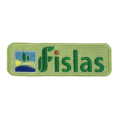 Custom Iron On 100% dibuat bordir bordir Patch Iron On Untuk Pakaian