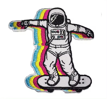 Customized Iron On Embroidery Patches Lambang Hewan Lambang Logo Bordir