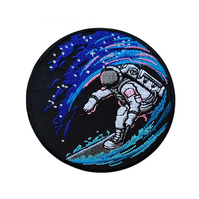 Customized Iron On Embroidery Patches Lambang Hewan Lambang Logo Bordir