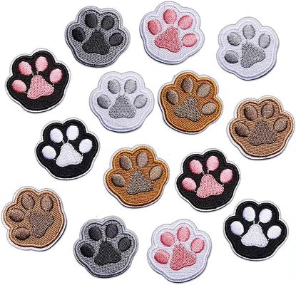 Customized Iron On Embroidery Patches Lambang Hewan Lambang Logo Bordir