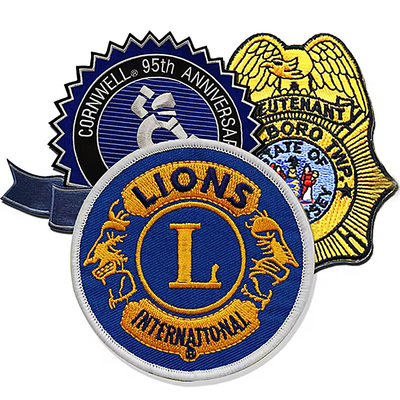 Custom bordir bordir patch besi pada pakaian desainer patch