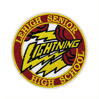 Custom Fabric Patch Patch Badges Iron on Embroidery Patch pakaian Patch Woven
