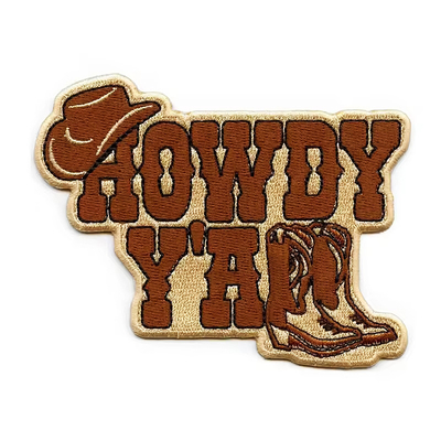 Topi / Tas Patch Custom bordir grosir Custom Iron On Patches