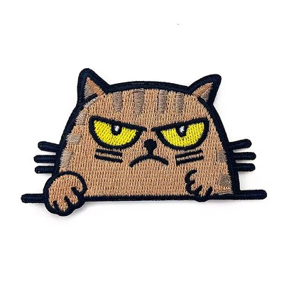 Logo bordir/cetak Custom bordir Patches Iron On Personalize Aksesoris
