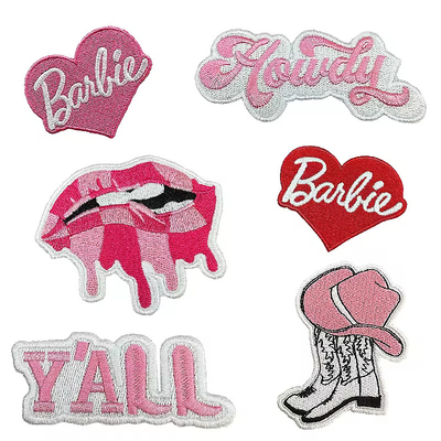 Logo bordir/cetak Custom bordir Patches Iron On Personalize Aksesoris