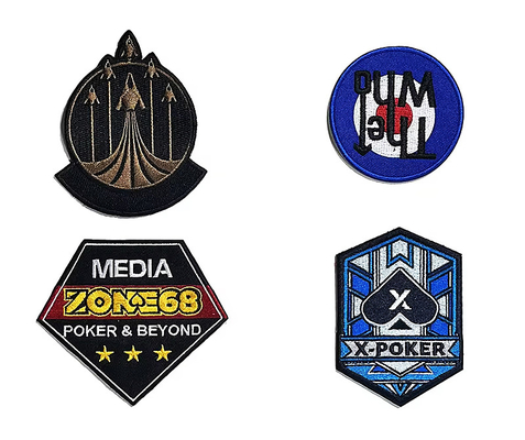 Hadiah Meroded Border bordir Patches Iron On Dengan ukuran kustomisasi