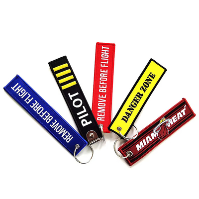 Desain Logo Kunci Merah 130*30mm Disesuaikan untuk Merek Logo B2B