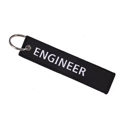 Tag Kunci Custom Brodered awet Dengan Key Ring