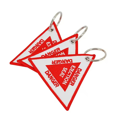 OEM/ODM Dapat diterima Woven Fabric Keychain diukir Anime Key Jet Tag untuk Mobil Motorcycle