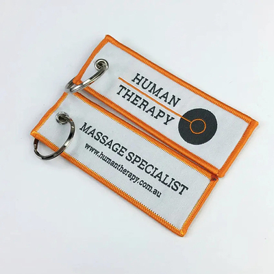 Polyester Handcrafted Woven Keychain Disesuaikan untuk Kebutuhan Bisnis Anda