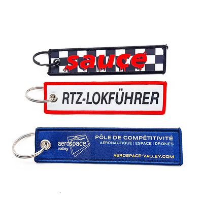 Custom Woven Keychain Hand Woven Artisanal Key Holder Dengan Ketersediaan Personalisasi