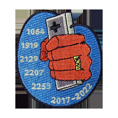 Custom Garment Embroidery Patch Pengiriman Internasional Jumlah pesanan minimum