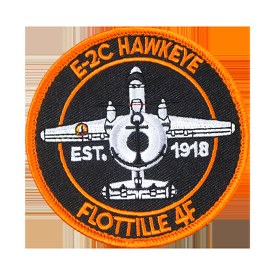 Customized Western Iron On Embroidery Patches dengan Hook Attach