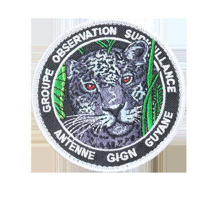 Customized Western Iron On Embroidery Patches dengan Hook Attach