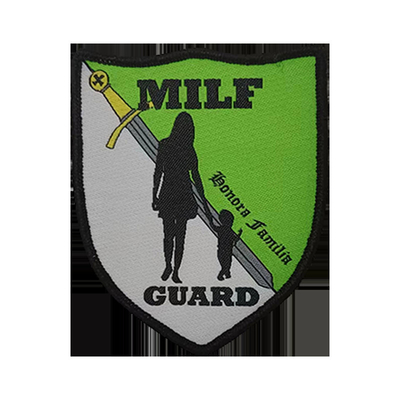 Patch kain tenun dengan logo bordir yang disesuaikan dan desain chenille besar