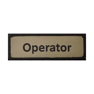 Pakaian topi desainer mewah Patch tenunan Badge perekat Patch taktis Patch logo kustom