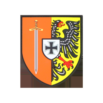 Patch karet PVC yang tergores Logo yang disesuaikan Ketebalan 4mm 3D Heat Transfer Karet Label Tag