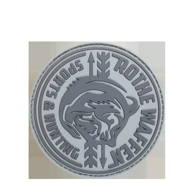Patch karet PVC yang tergores Logo yang disesuaikan Ketebalan 4mm 3D Heat Transfer Karet Label Tag