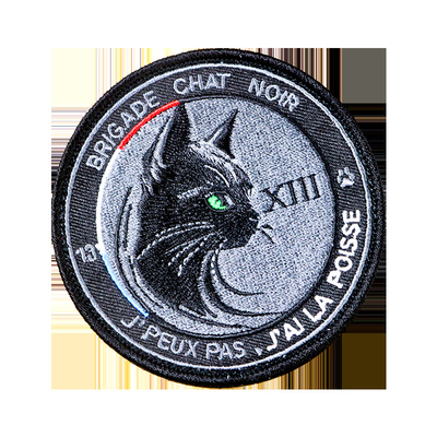 Label bordir besi pada patch logo desain khusus patch untuk pakaian