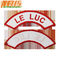 Moral Hook Loop LE LUC Kustom Bordir Patch Logo Disesuaikan Untuk Seragam