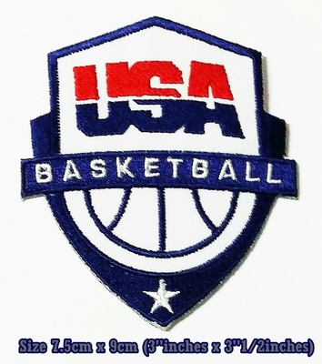 &lt;i&gt;USA.&lt;/i&gt; &lt;b&gt;AMERIKA SERIKAT.&lt;/b&gt; &lt;i&gt;American Basketball Sport Embroidery Patches logo iron,sewing on clothes&lt;/i&gt; &lt;b&gt;Patch Bordir Olahraga Basket Amerika logo besi, menjahit pakaian&lt;/b&gt;