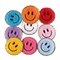 Smile Face Glitter Chenille Iron On Patch Stiker Kain Dekoratif Untuk Pakaian
