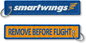 Gantungan Kunci Bordir Logo Kustom Hapus Sebelum Gantungan Kunci Penerbangan Untuk Pesawat