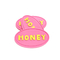 Flat 3M Glue Rubber Moral PVC Patch Honey Logo Untuk Pakaian Topi