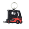 2D 3D PMS Lembut Gantungan Kunci Karet PVC Logo Mobil Kustom Forklift