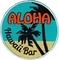 Hawaii Bar Besi Menjahit Patch Pakaian Pohon Palem Pantai Hawaii Lencana Bordir