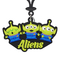 Toy Story gantungan kunci karet pvc Alien Remix Buzz Lightyear PVC Gantungan kunci lembut