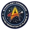Miltacusa Space United Federation of Planets PVC Hook Patch yang dibuat khusus
