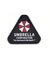 Triangular Umbrella Corp Patch Karet Kustom Menjahit Patch PVC Keamanan