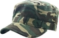 Topi Angkatan Darat yang disesuaikan Topi Gaya Militer Dasar 100% Bernafas Katun Biasa Flat Top Twill