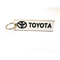 Toyota Custom Keychain Bordir Double Side Car Gift Custom Logo Bordir Keychain