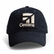 Cessna Aircraft Black Hat Twill Cap logo bordir Baseball Cap