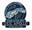 Patch Bordir Seragam Latar Belakang Poliester USS Apollo 10C