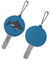 Timbul PMS Warna PVC Gantungan Kunci Kalung Mutiara Satu / Kedua Sisi Logo 8C