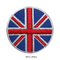 Bendera Nasional Inggris Bulat Bordir Patch Besi di Jahit Pada Lencana Untuk Pakaian