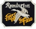 Remington Fire Arms Iron On Bordir Patch Untuk Pakaian 9x6cm